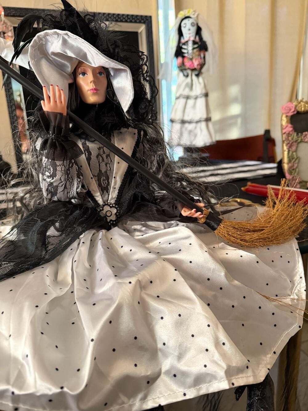Karen Didion Originals Madam Corvina Sitting Witch